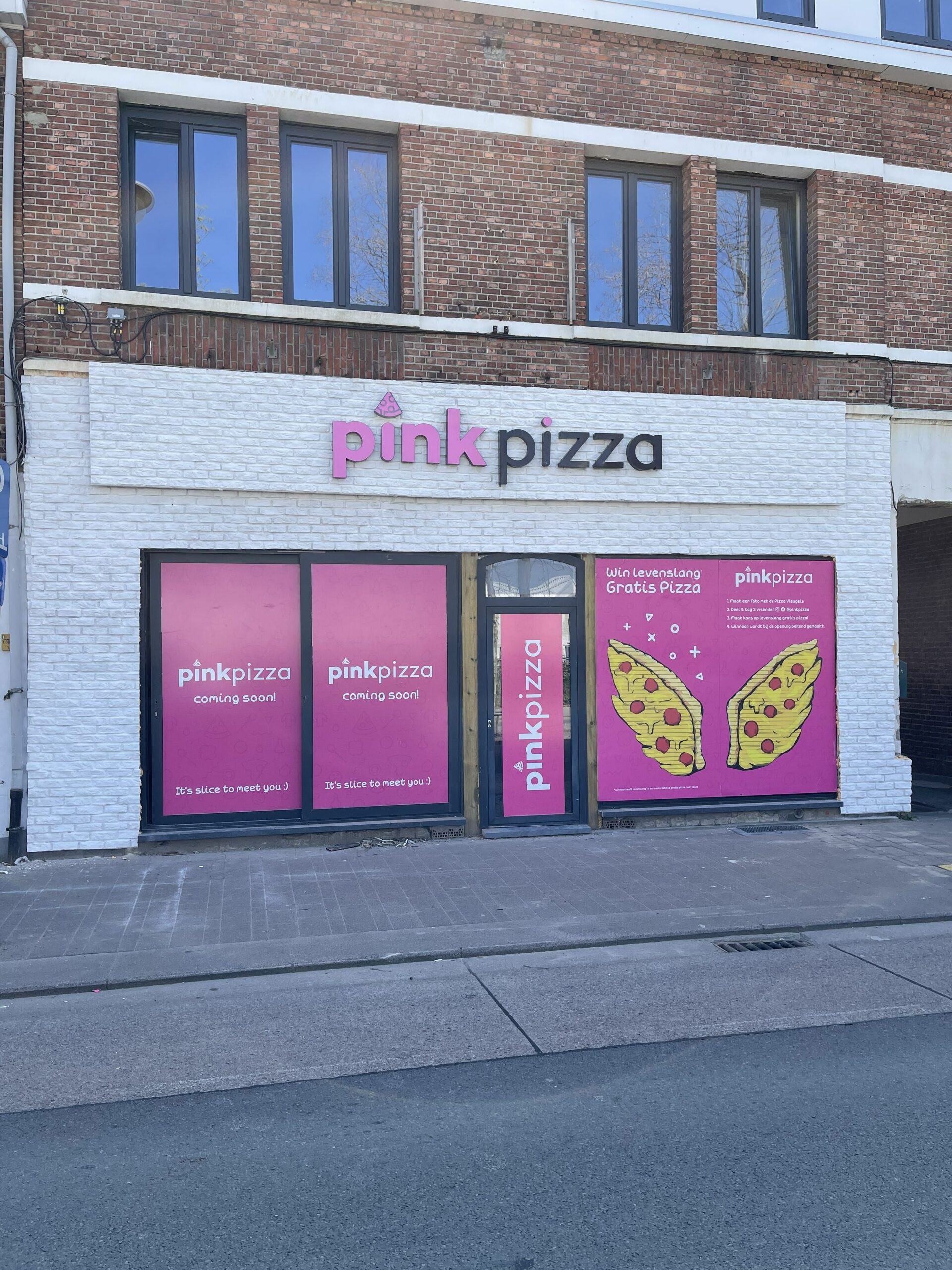 Pink Pizza Genk And Hasselt Reclameplan